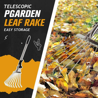 🍂 Save 50%🧹 Telescopic Garden Rake – Adjustable reach & durable tines ✨