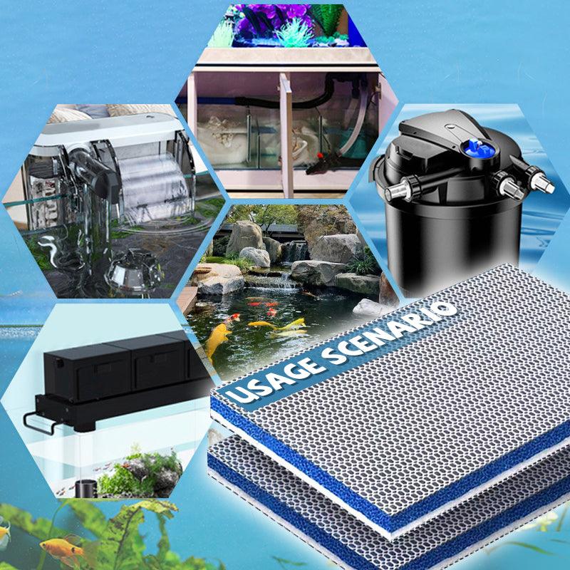 🐠💧Limited-time Special Offer🎉 Professional 8D High Density Fish Tank Filter Foam - Buy More Get More Clearer Water Healthier Fish