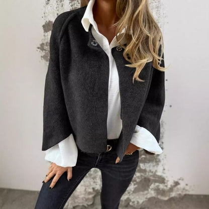 🥰Women's Fashion Solid Color Short Coat