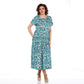 🎉🛍️Hot Promotion 50% OFF💃Summer Patterned Chiffon Dress