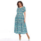 🎉🛍️Hot Promotion 50% OFF💃Summer Patterned Chiffon Dress