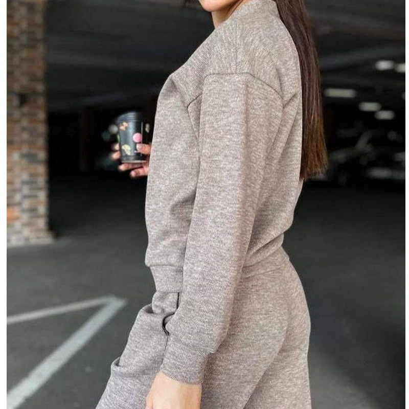 ✨Hot Sale 50% Off✨Women's Knitted Buttoned Jacket and Pants Two-piece Set