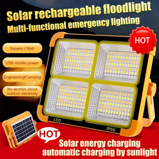 ☀️ Portable & Waterproof Solar Camping Light – No Battery Needed 🏕️💧