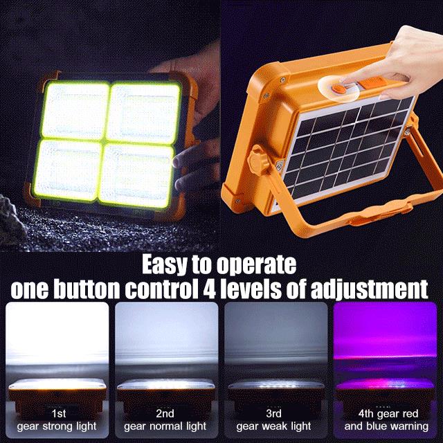☀️ Portable & Waterproof Solar Camping Light – No Battery Needed 🏕️💧