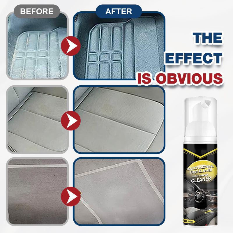 Multi-Purpose Automotive Interior Foam Cleaner Set