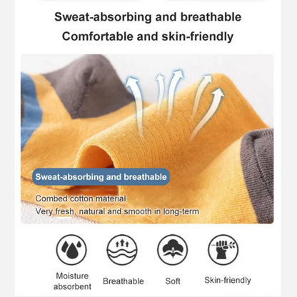 Unisex Comfortable Antibacterial Socks 10-PCS Set