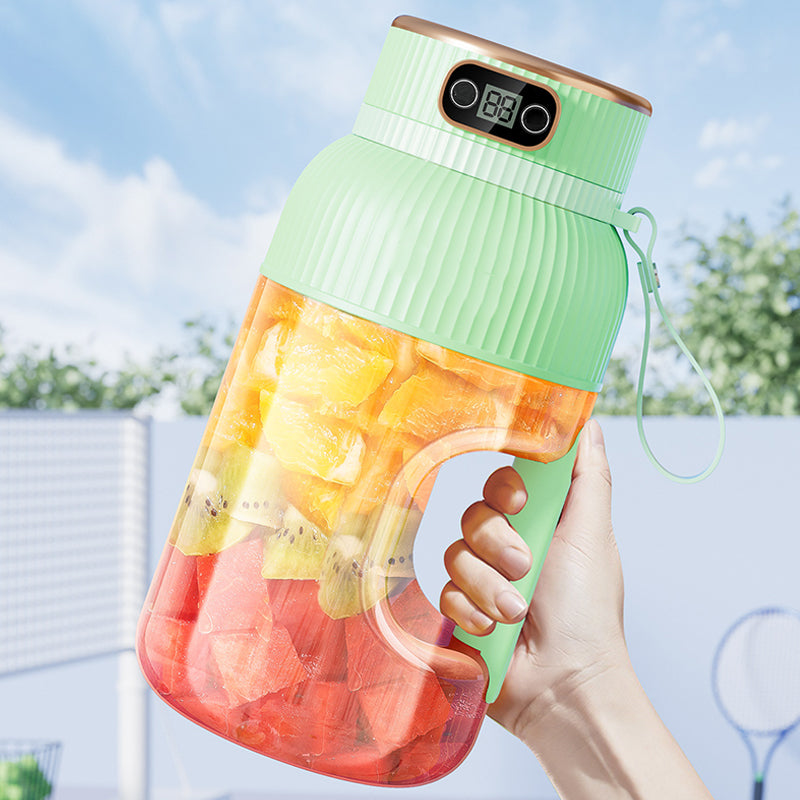 🍹New arrival 50% OFF!🍊2-in-1 juicer cup 🍹 Drink directly after juicing. Large capacity, digital screen, multi-blade design. Portable and a must-have for the gym and outdoors 🏋️