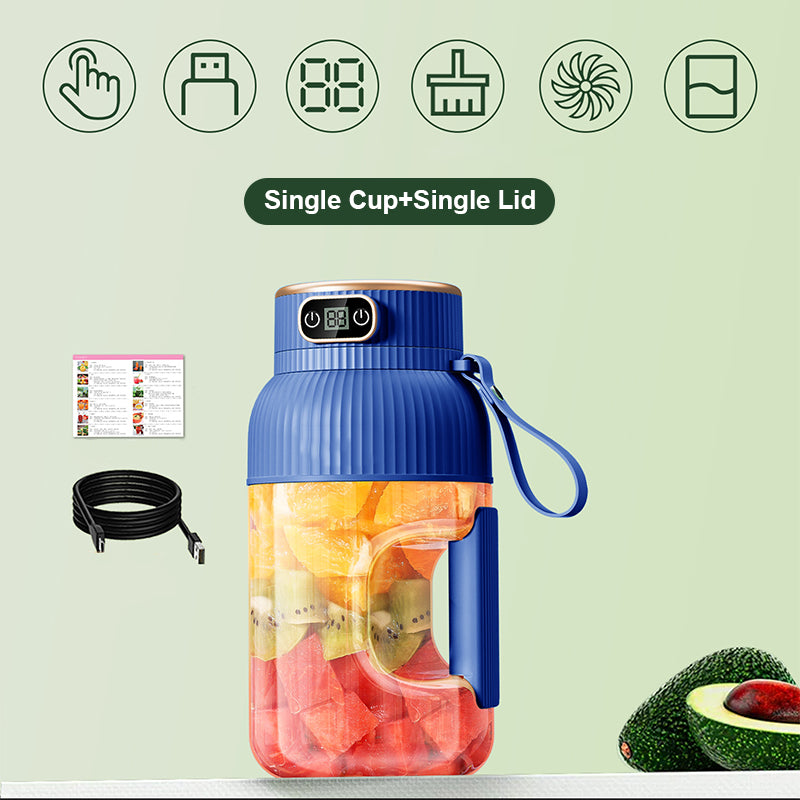 🍹New arrival 50% OFF!🍊2-in-1 juicer cup 🍹 Drink directly after juicing. Large capacity, digital screen, multi-blade design. Portable and a must-have for the gym and outdoors 🏋️