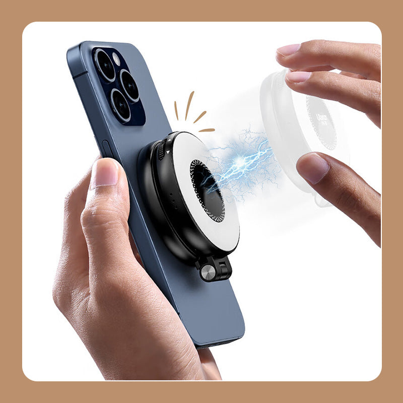 Portable Magnetic Selfie Light with Adjustable Brightness