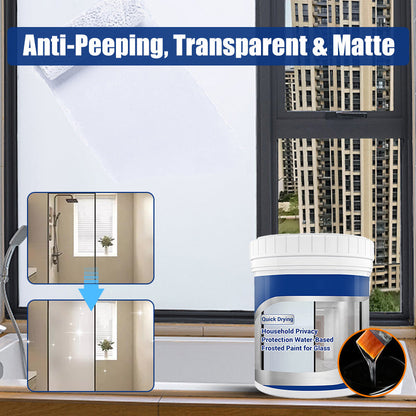 🙋‍♀️Protect your privacy🪟Household Privacy Protection Water-Based Frosted Paint for Glass