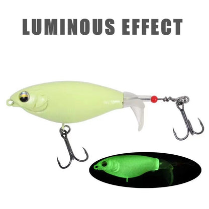 Bionic Fishing Lure Set with 3 Hooks & 360° Propeller Blade