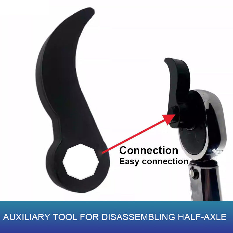 Crescent-Shaped Half Shaft Wrench