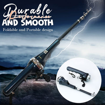 🎁Hot Sale 50% OFF⏳All-in-one Telescopic Fishing Rod Kit