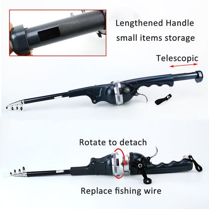 🎁Hot Sale 50% OFF⏳All-in-one Telescopic Fishing Rod Kit