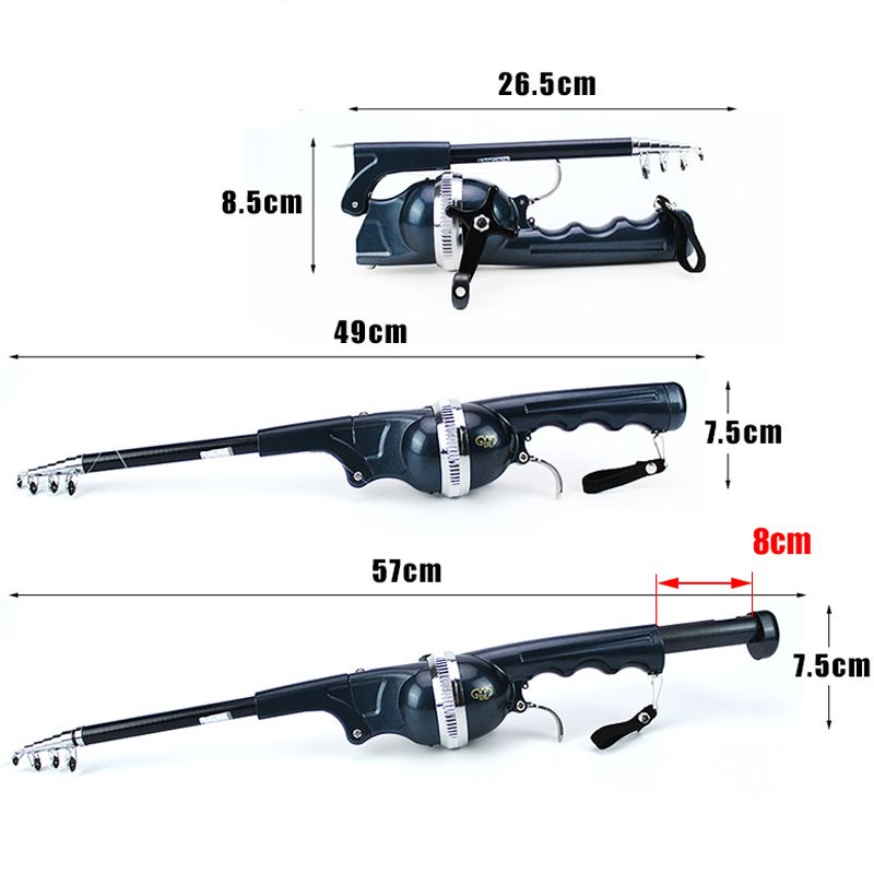 🎁Hot Sale 50% OFF⏳All-in-one Telescopic Fishing Rod Kit