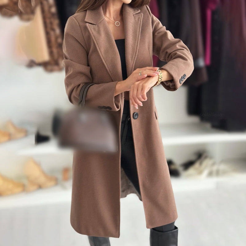 🌷New for autumn 50% OFF✨Women’s Elegant Tailored Long Coat