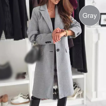 🌷New for autumn 50% OFF✨Women’s Elegant Tailored Long Coat