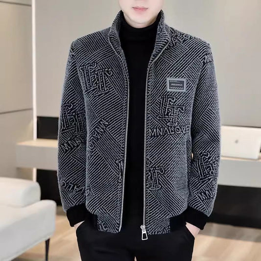 ✨ Seasonal Low Prices 💖Men's Fashionable Warm and Casual Stand-up Collar Jacket