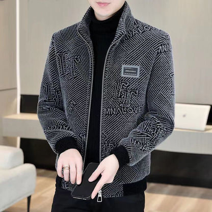 ✨ Seasonal Low Prices 💖Men's Fashionable Warm and Casual Stand-up Collar Jacket