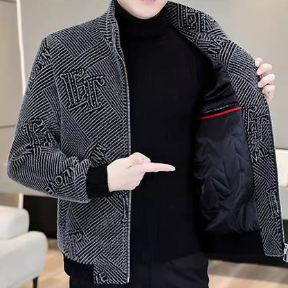 ✨ Seasonal Low Prices 💖Men's Fashionable Warm and Casual Stand-up Collar Jacket