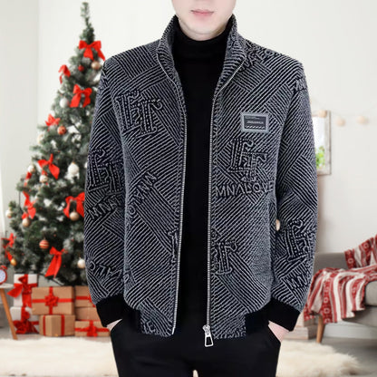 ✨ Seasonal Low Prices 💖Men's Fashionable Warm and Casual Stand-up Collar Jacket