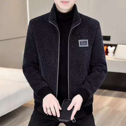 ✨ Seasonal Low Prices 💖Men's Fashionable Warm and Casual Stand-up Collar Jacket