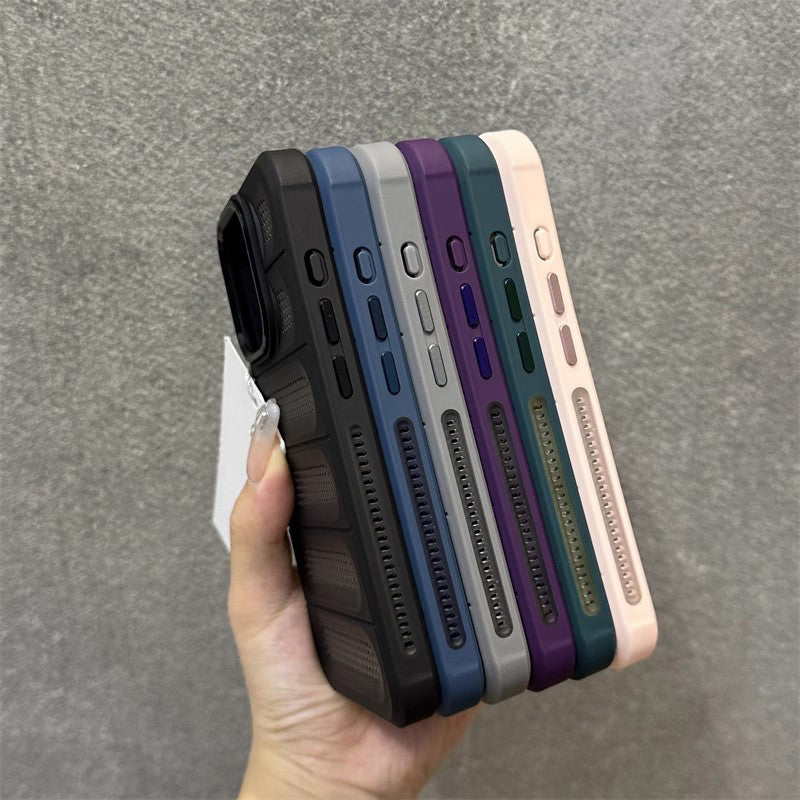 💥( iPhone 16 is coming ! )Limited Time 50% OFF💥Breathable  Phone Case with Cooling Ports for iPhone 16-13 Series