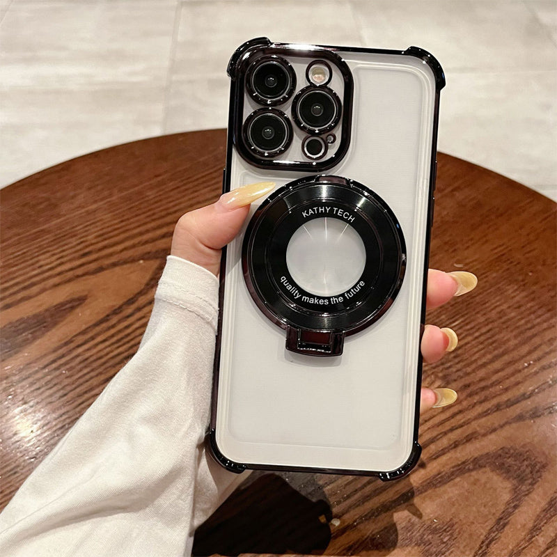 🔥Limited Time 50% OFF🔥Magnetic Lens Protective Phone Case with Stand