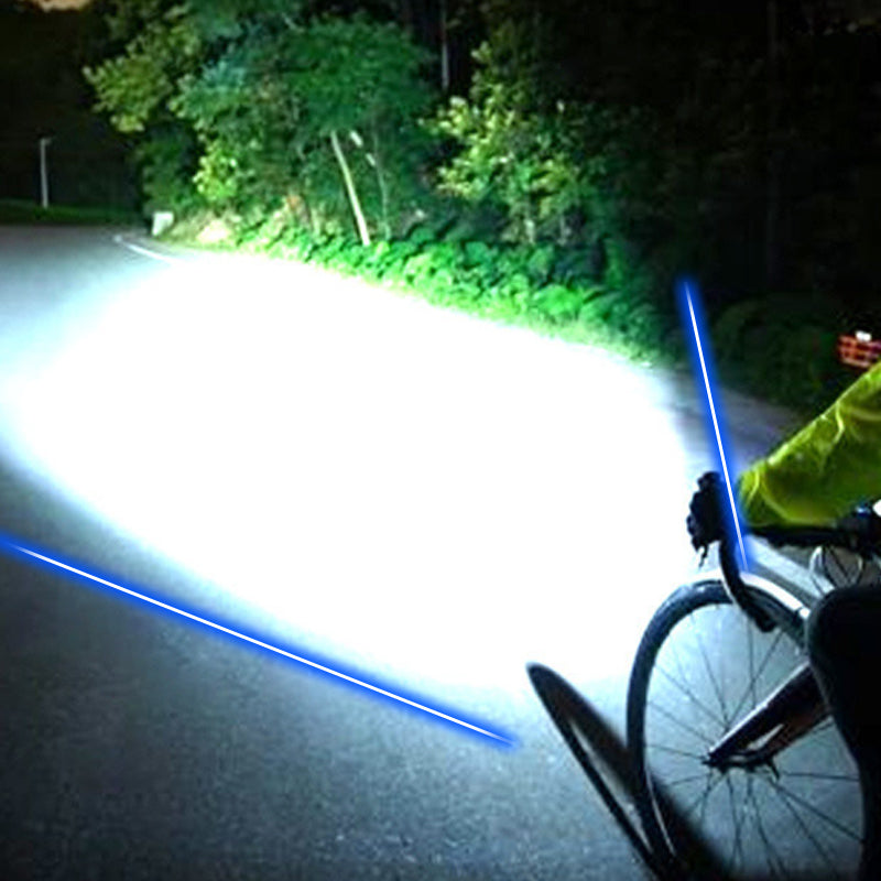 Outdoor Portable Dual Head Super Bright LED Bike Headlight