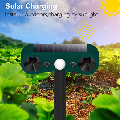 Solar Motion Sensor Outdoor Alarms for Repelling