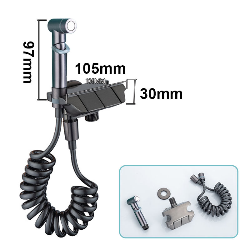 🚿💧1-In-2-Out Dual Control Valve & Bidet Sprayer Set