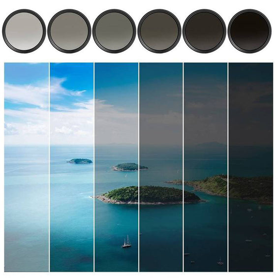 The perfect shooting tool for your cell phone: dynamic ND filters for light control at your fingertips!