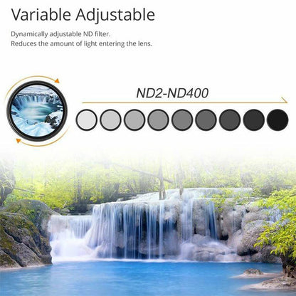 The perfect shooting tool for your cell phone: dynamic ND filters for light control at your fingertips!