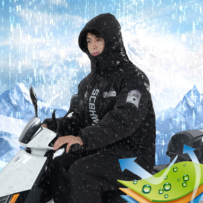 Winter Outdoor Riding Insulated Full-Body Suit