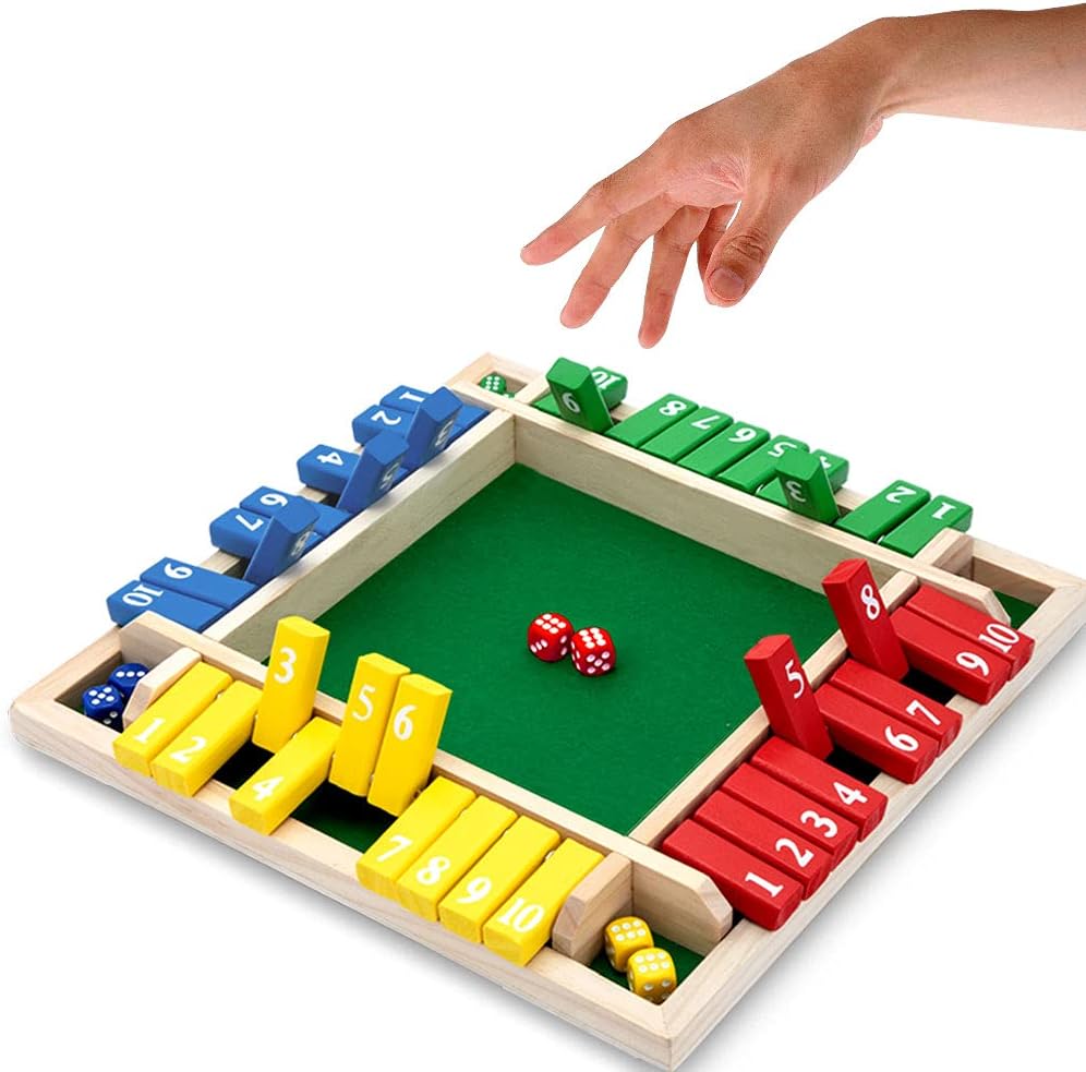 🎉FUN FAMILY GAMES - Shut The Box Board Game