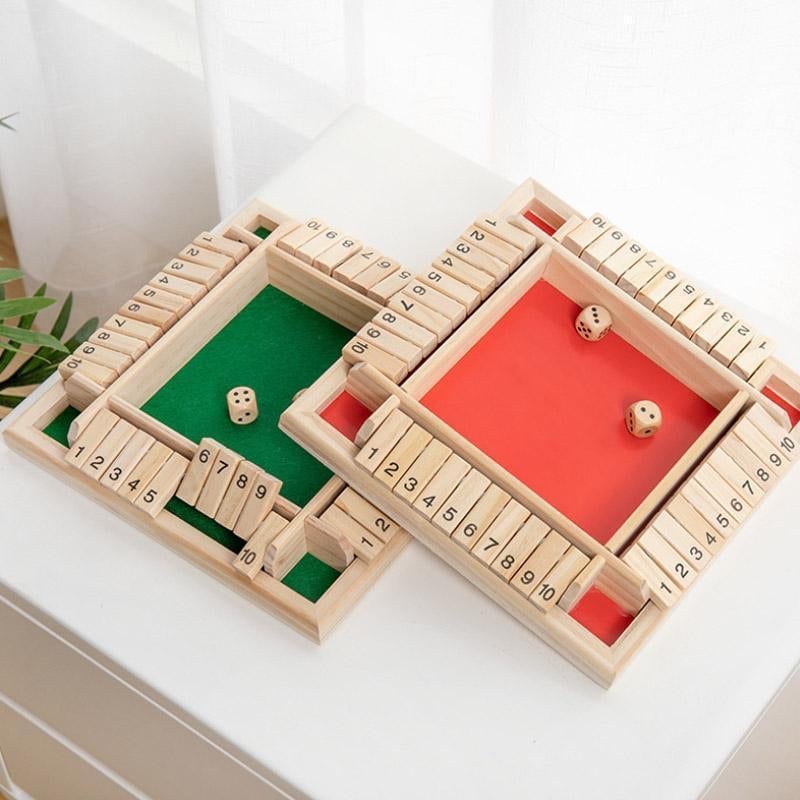 🎉FUN FAMILY GAMES - Shut The Box Board Game