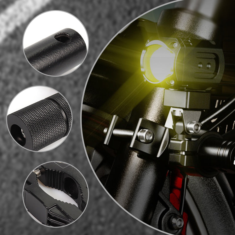 🏍️Universal Motorcycle Light Mounts Brackets Set