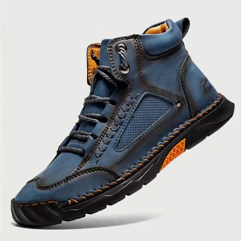 💥Stylish Hand-Stitched Flat Sole Men's Boots