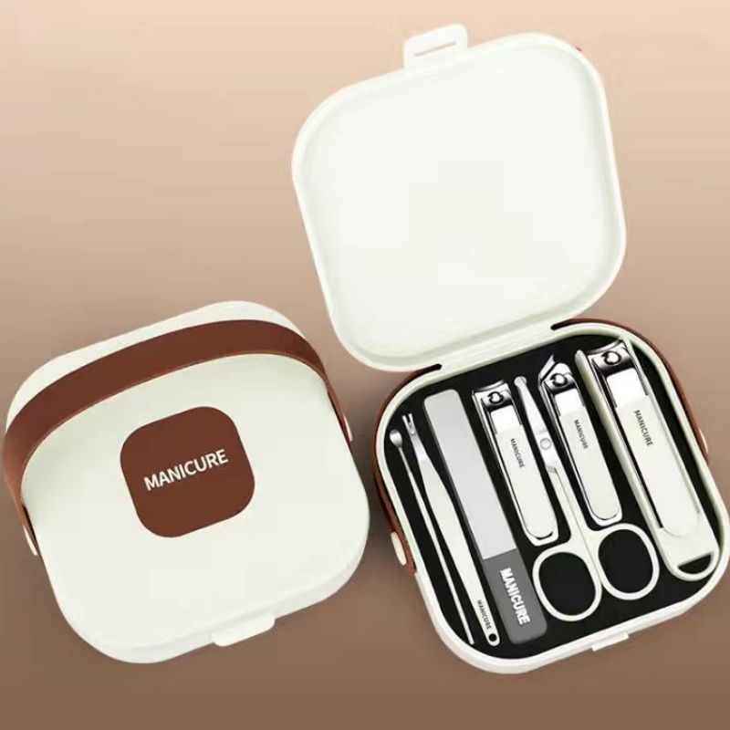 🔥Hot Sale 50% OFF🔥Splash-Proof Portable 7-PCS Nail Clipper Manicure Set
