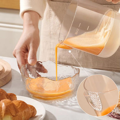 Multifunctional Hand-Pressed Egg Stirring Cup with Measuring Scale