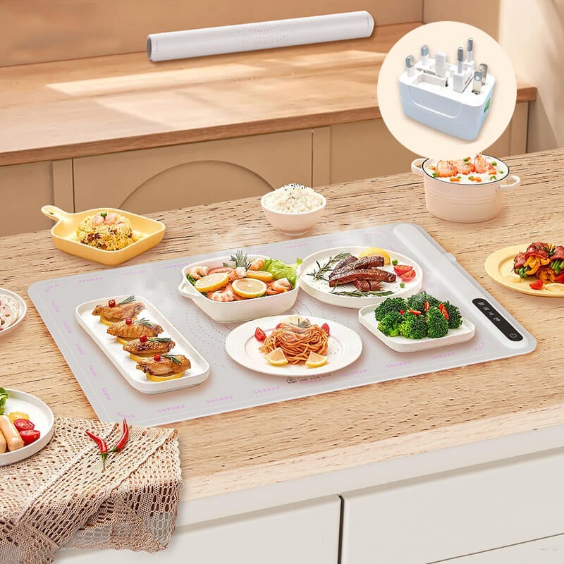 🎁Early Christmas Sale 55% off🎄Adjustable WarmingTray ABC NEWS TOP RATED KITCHEN INNOVATION