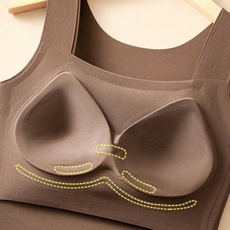 📢50%  OFF!⏰Women’s U-Neck Thermal Tank with Built-In Bra – Warm, Supportive & Braless Comfort ❄️❤️