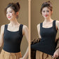 📢50%  OFF!⏰Women’s U-Neck Thermal Tank with Built-In Bra – Warm, Supportive & Braless Comfort ❄️❤️