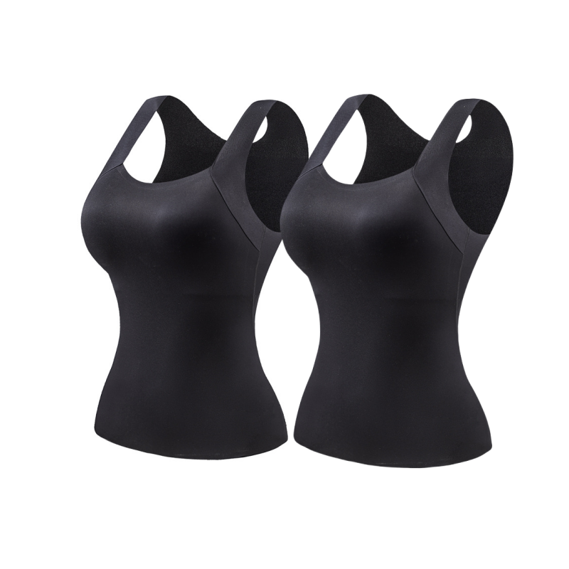 📢50%  OFF!⏰Women’s U-Neck Thermal Tank with Built-In Bra – Warm, Supportive & Braless Comfort ❄️❤️
