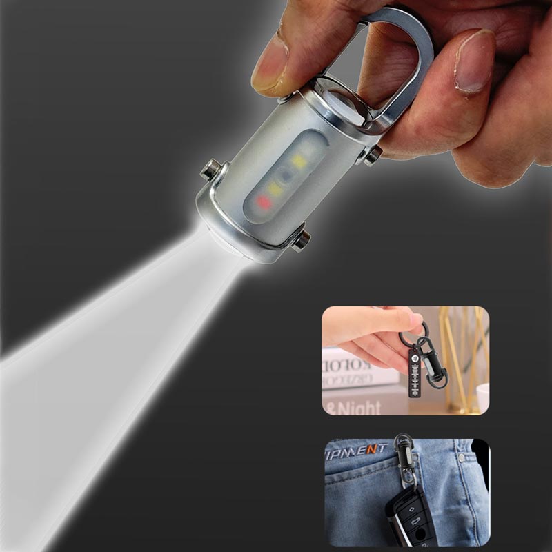 🔥Hot Sale 55% OFF🔥1200LM Super Bright Mini Keychain Flashlight Waterproof