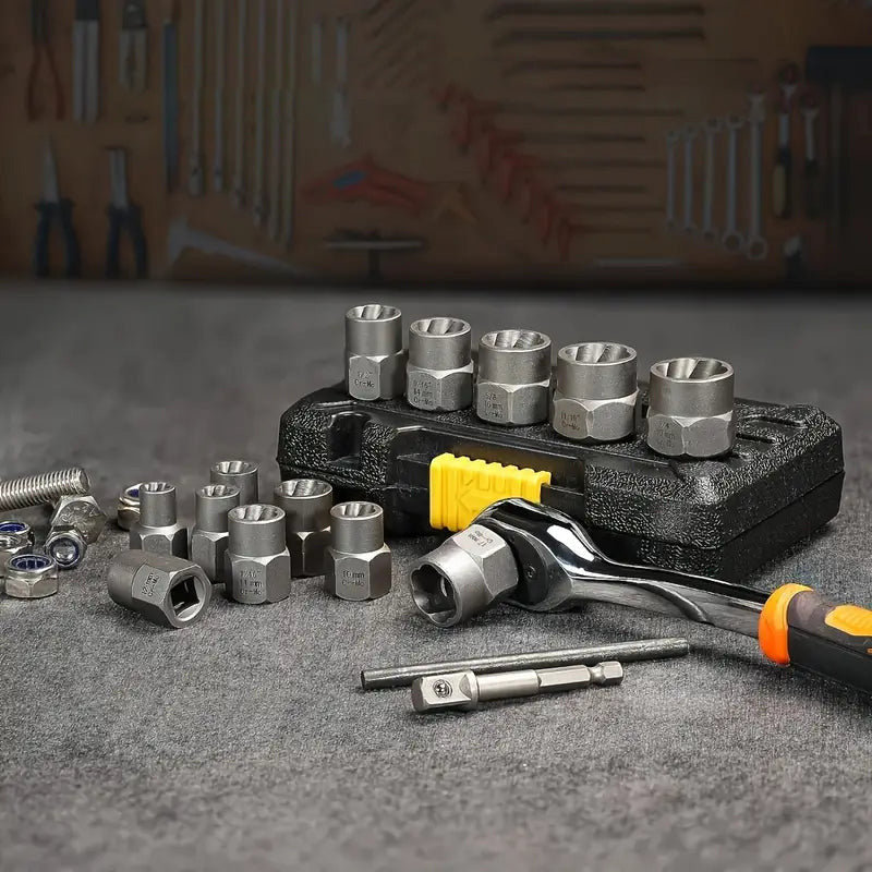 ⚡Hot Sale 55% OFF 🔩Damaged Screw And Bolt Extractor Set🚗