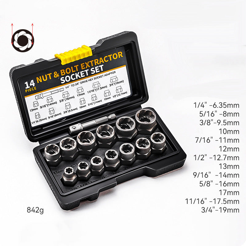 ⚡Hot Sale 55% OFF 🔩Damaged Screw And Bolt Extractor Set🚗