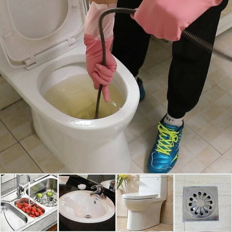 🚿 50% OFF NOW! 🎉 Electric Drain Cleaner Spring – Powerful Motor, Flexible Cable & Easy Storage 🛠️📦