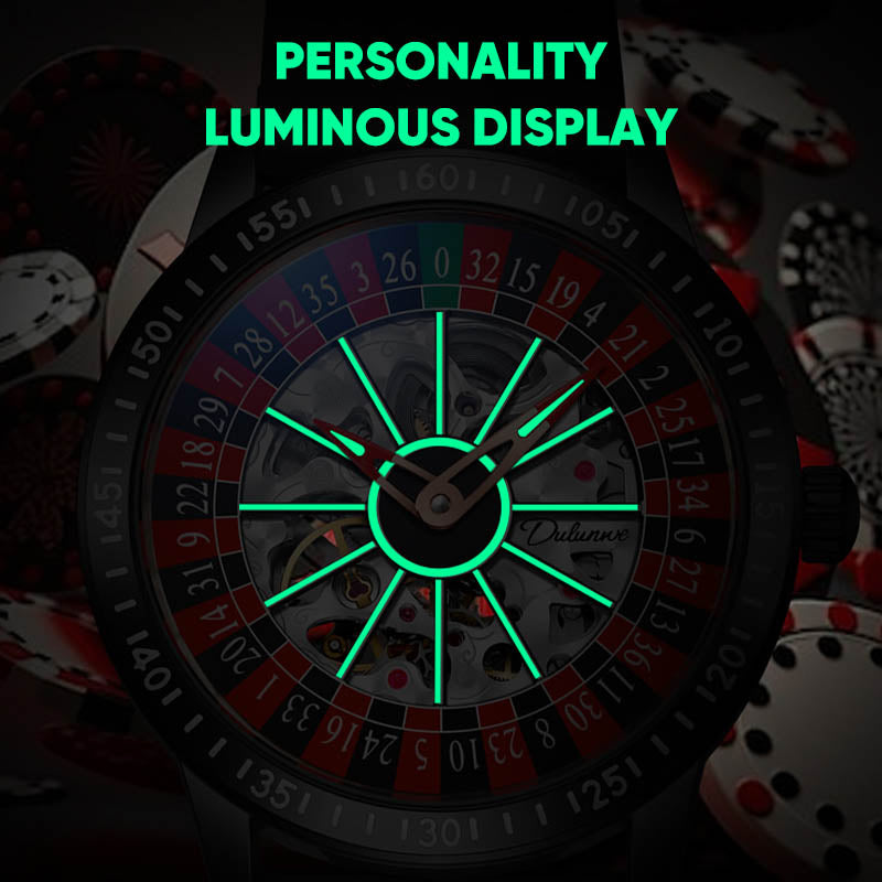 🔥Hot Sale🔥 Men's Roulette Watch - Unique Design🕰️Stylish Casino Flair, Show Your Personality!