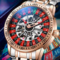 🔥Hot Sale🔥 Men's Roulette Watch - Unique Design🕰️Stylish Casino Flair, Show Your Personality!